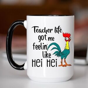 Coffee Mug, Teacher Life Coffee‎ Mug, Funny Coffee Cup